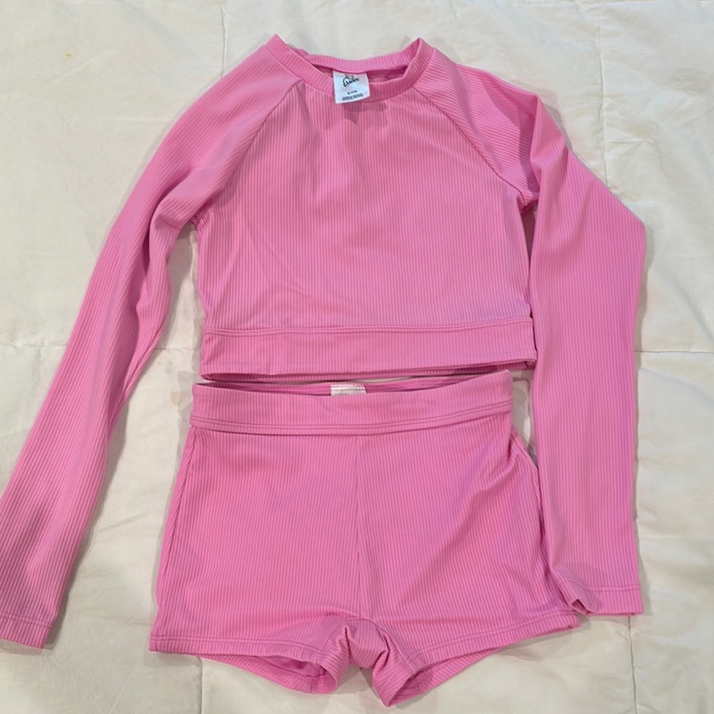 Kids Pink Swim Set